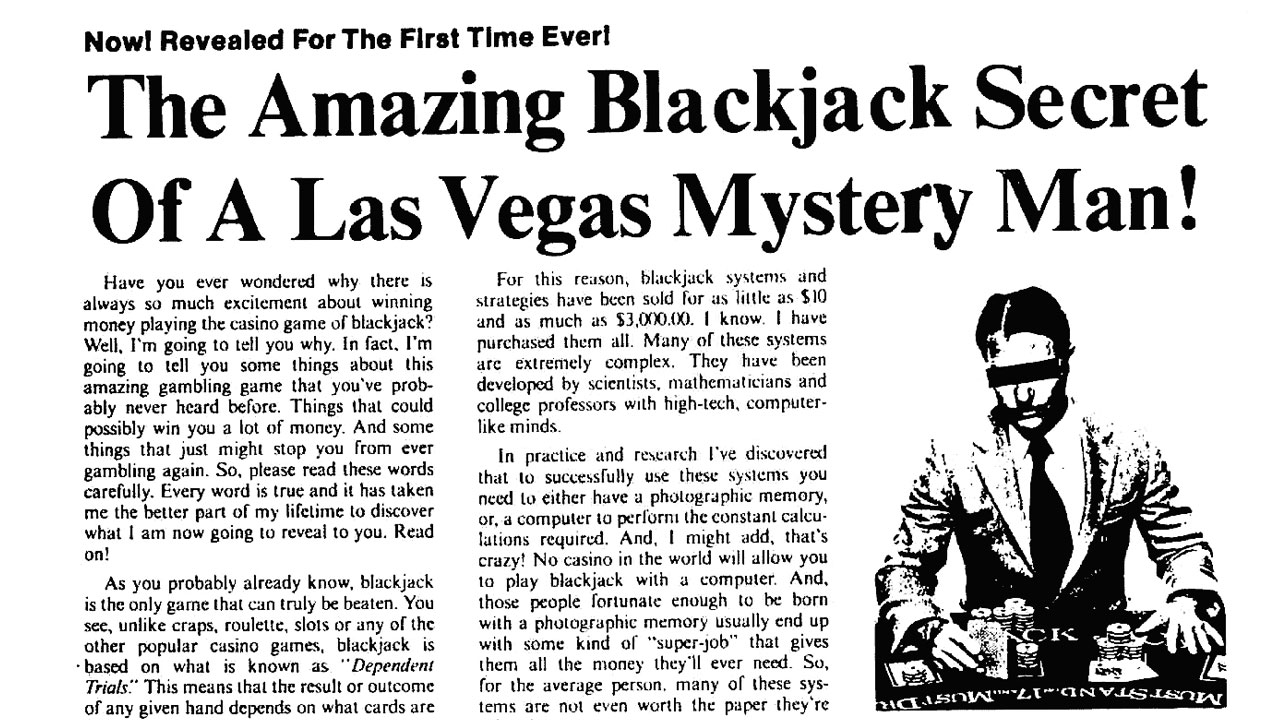 O impressionante segredo de “BlackJack” de um homem misterioso de Las Vegas