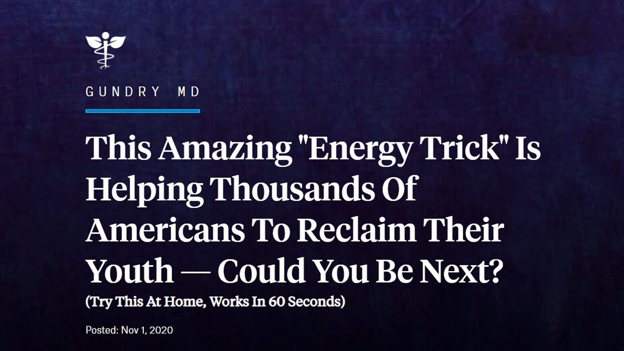 Este incrível “truque de energia” está ajudando milhares de americanos a recuperar sua juventude