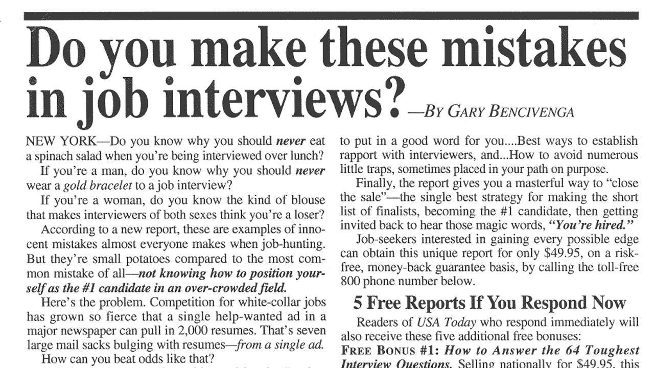 Você Comete Estes Erros Em Entrevistas De Emprego?