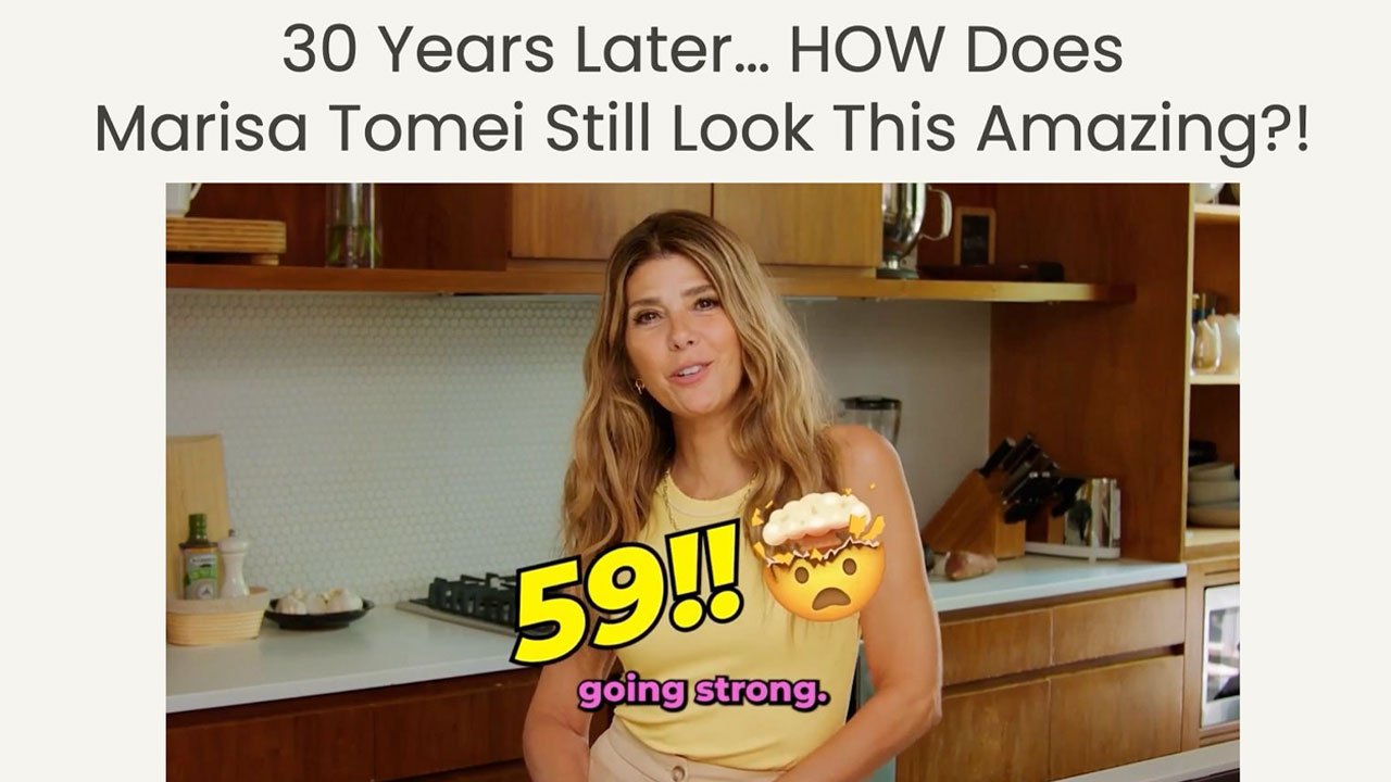30 anos depois… COMO Marisa Tomei ainda parece tão incrível?!