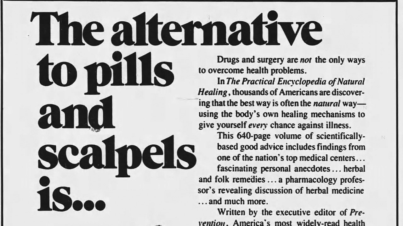 A Alternativa Para Pílulas E Bisturis É…